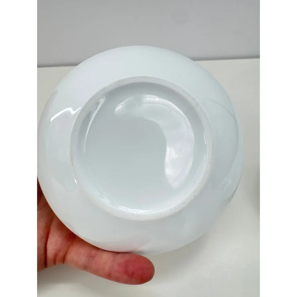 Tempo by Ranmaru‎ UFO Modernist White Ceramic Creamer Sugar Bowl Set MCM Japan